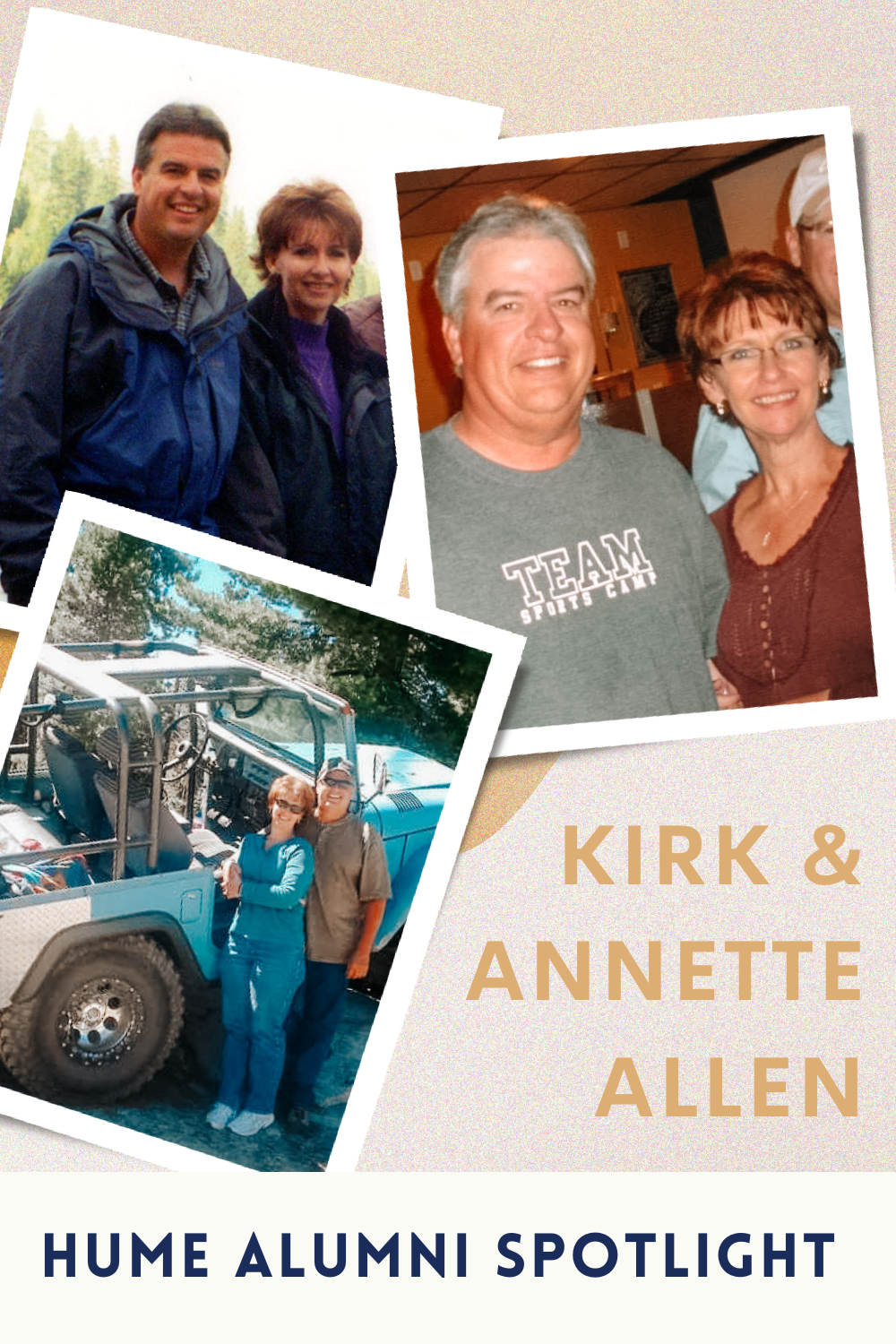 Hume Alumni Spotlight: Kirk and Annette Allen