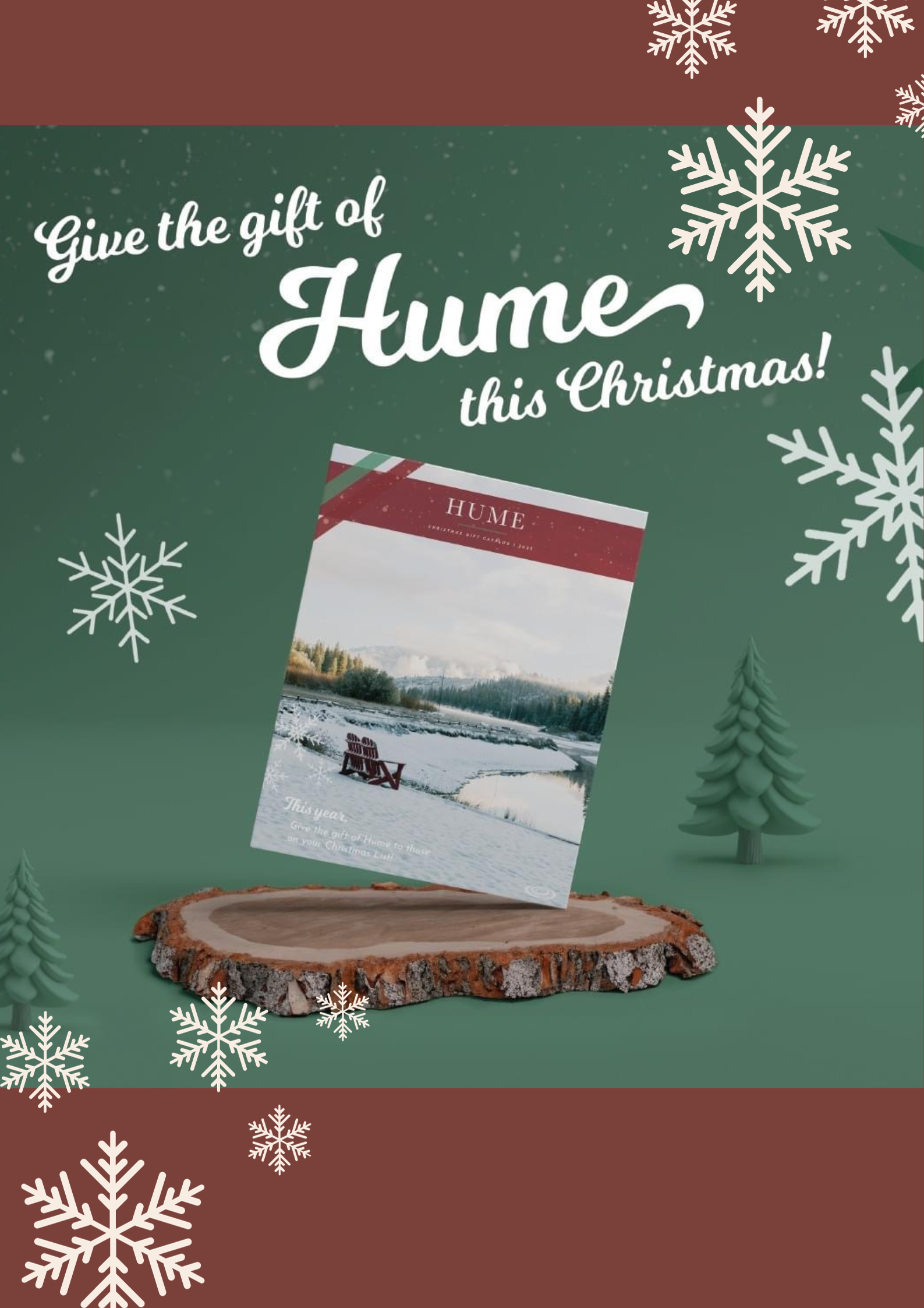 Give the Gift of Hume this Christmas!