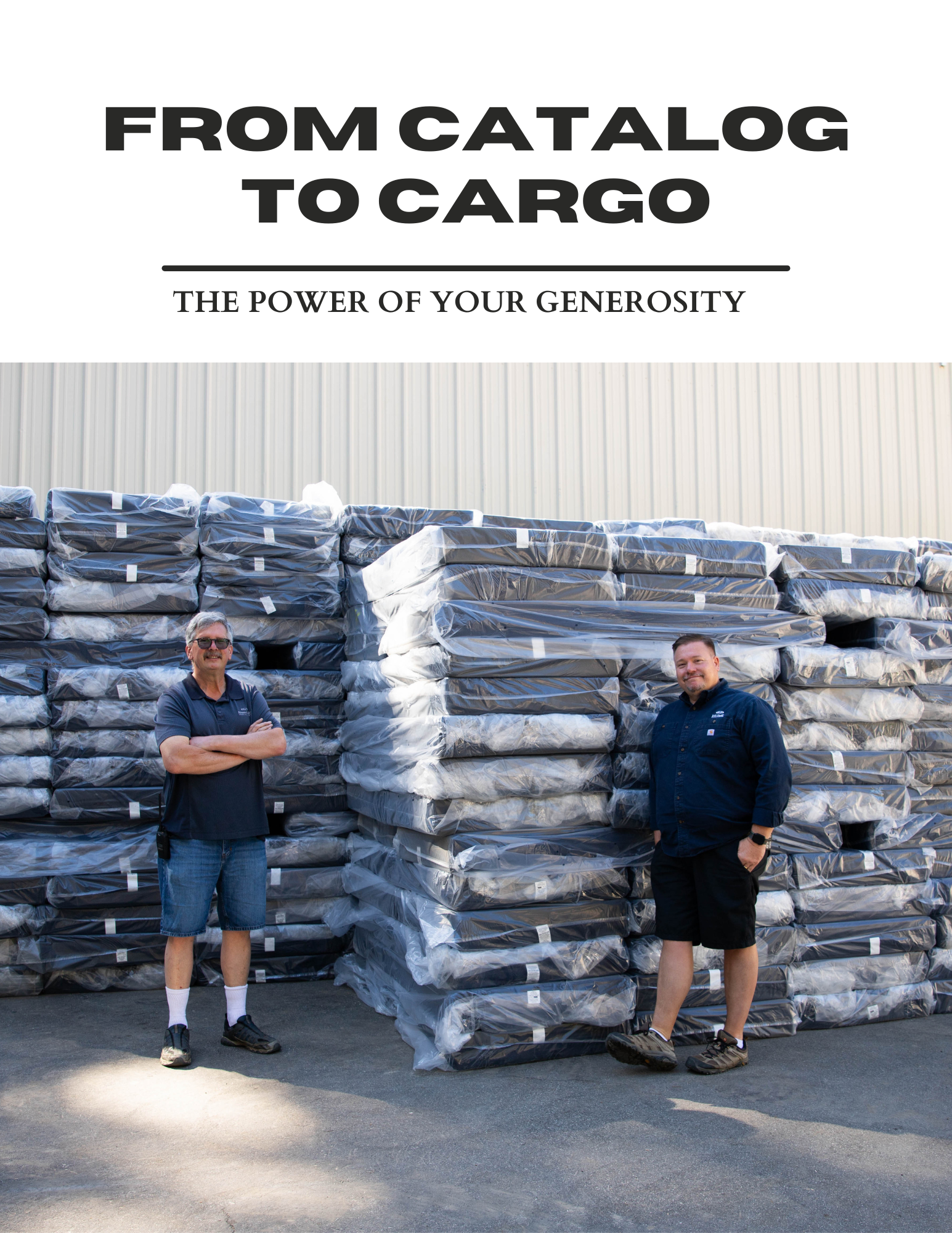 From Catalog to Cargo: The Power of Your Generosity