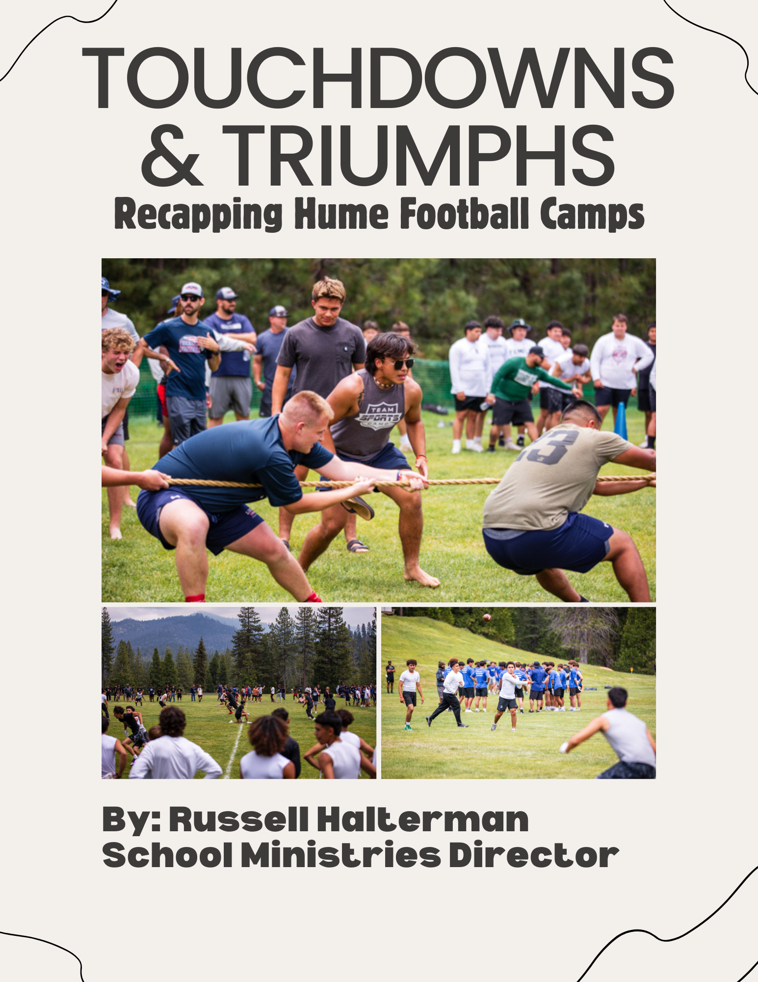 Touchdowns and Triumphs: Recapping Hume Football Camp