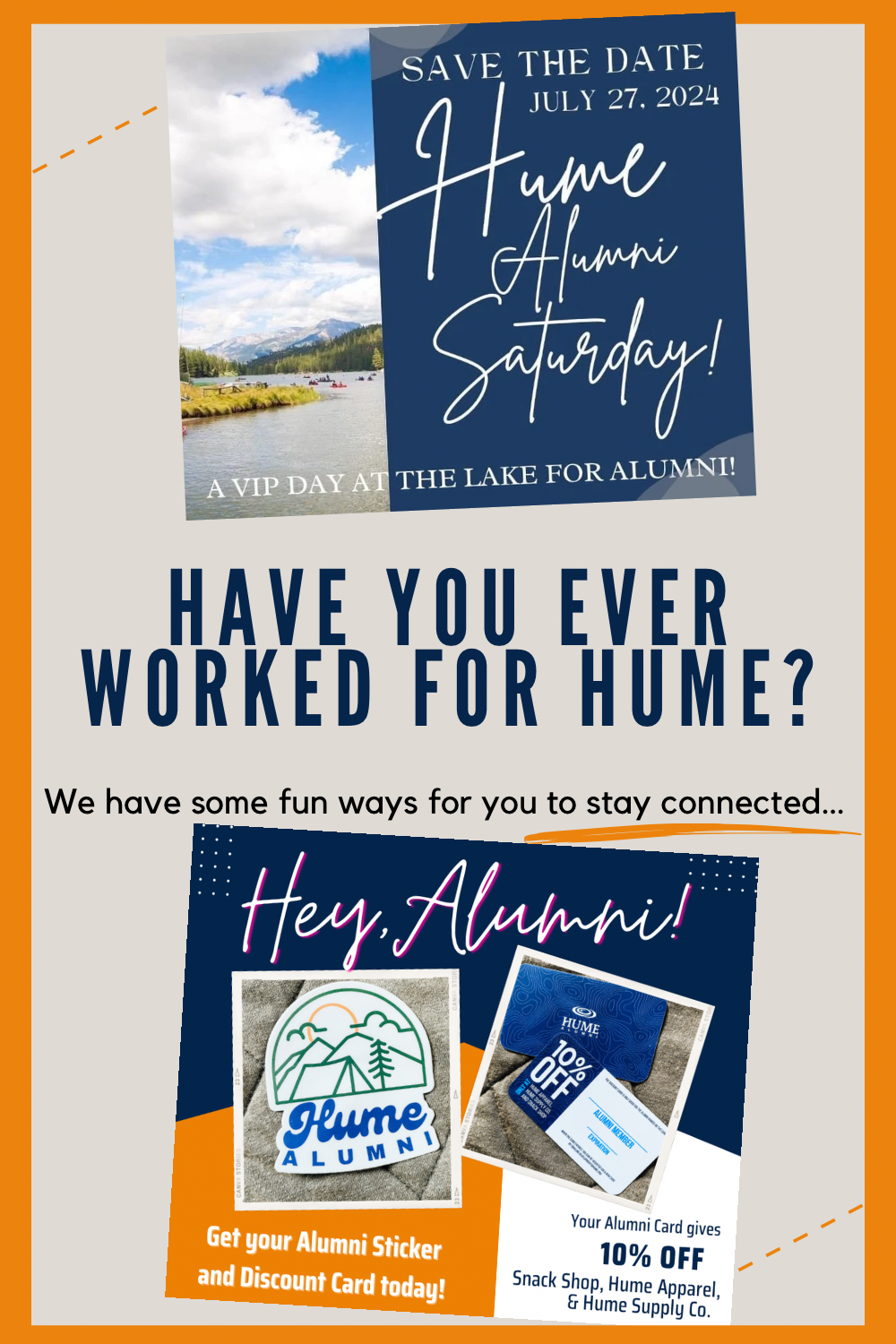 Join Us for Hume’s VIP Alumni Day!