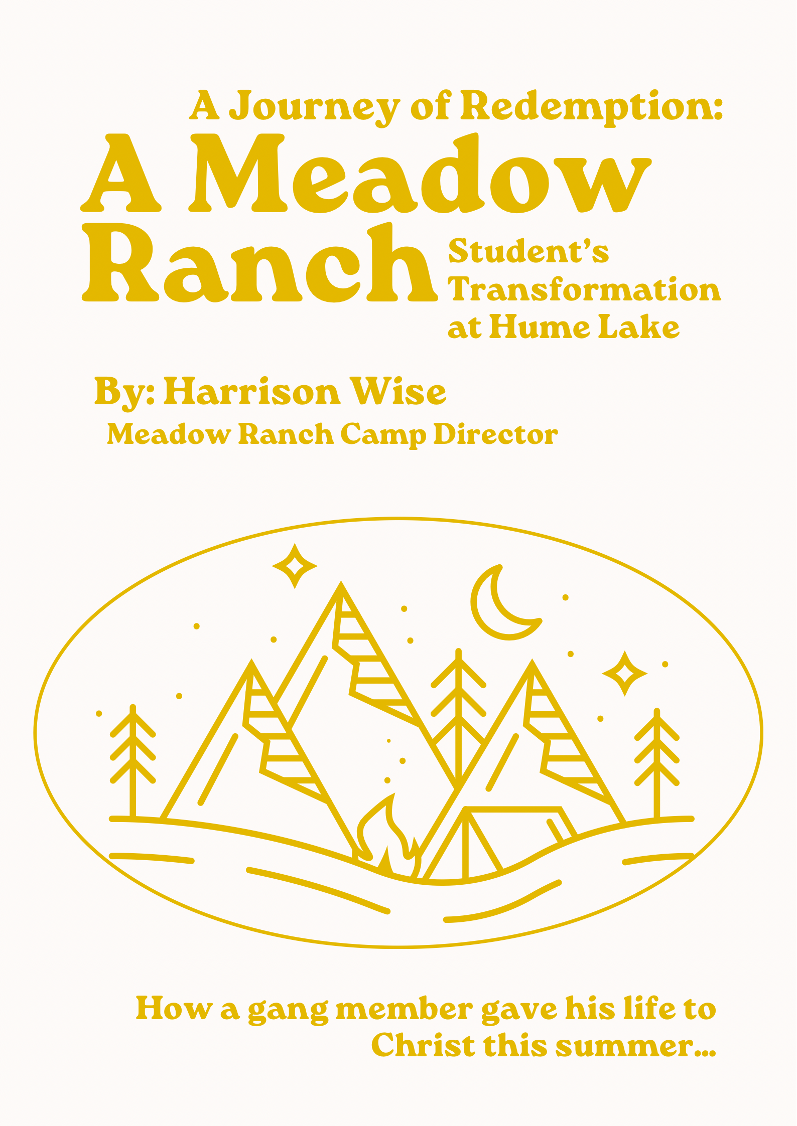 A Journey of Redemption: A Meadow Ranch Student’s Transformation at Hume Lake