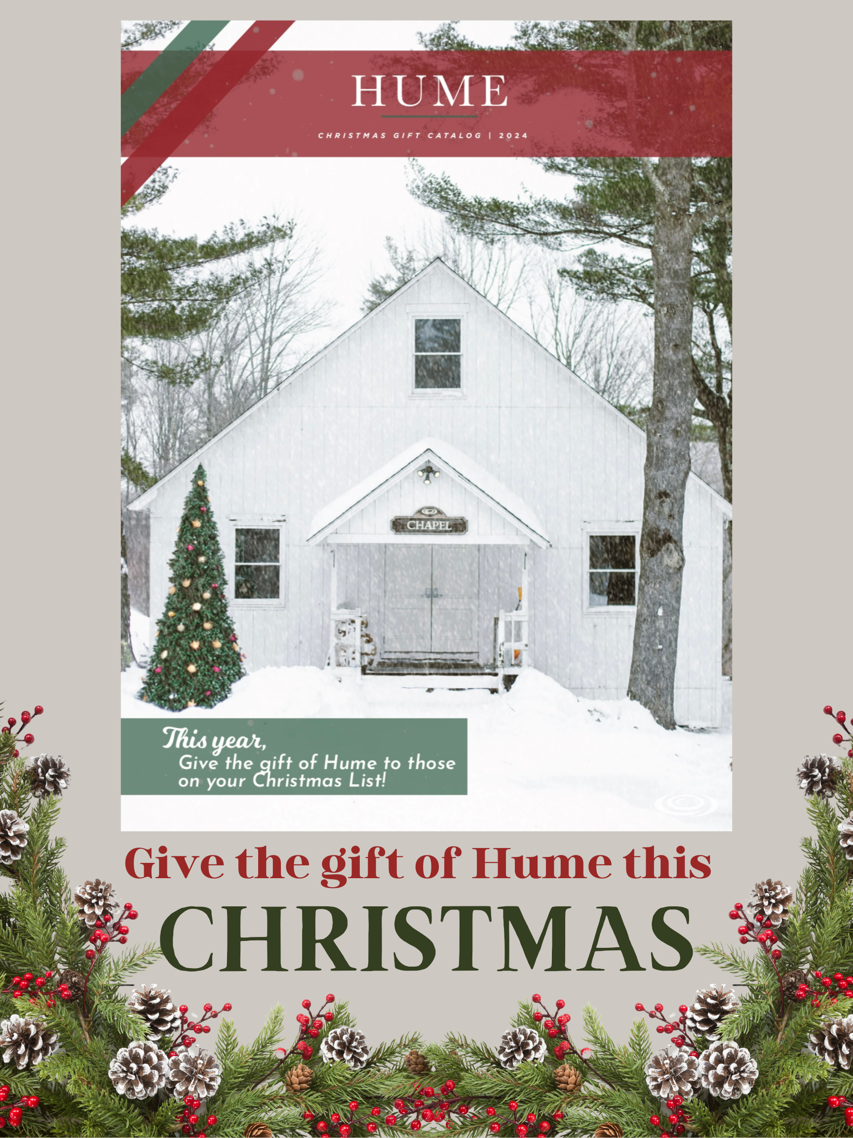 Give the Gift of Hume This Christmas!