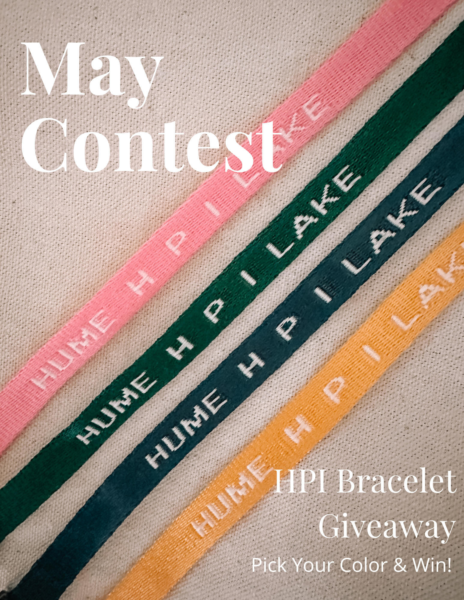 HPI Bracelet Giveaway – Pick Your Color & Win!