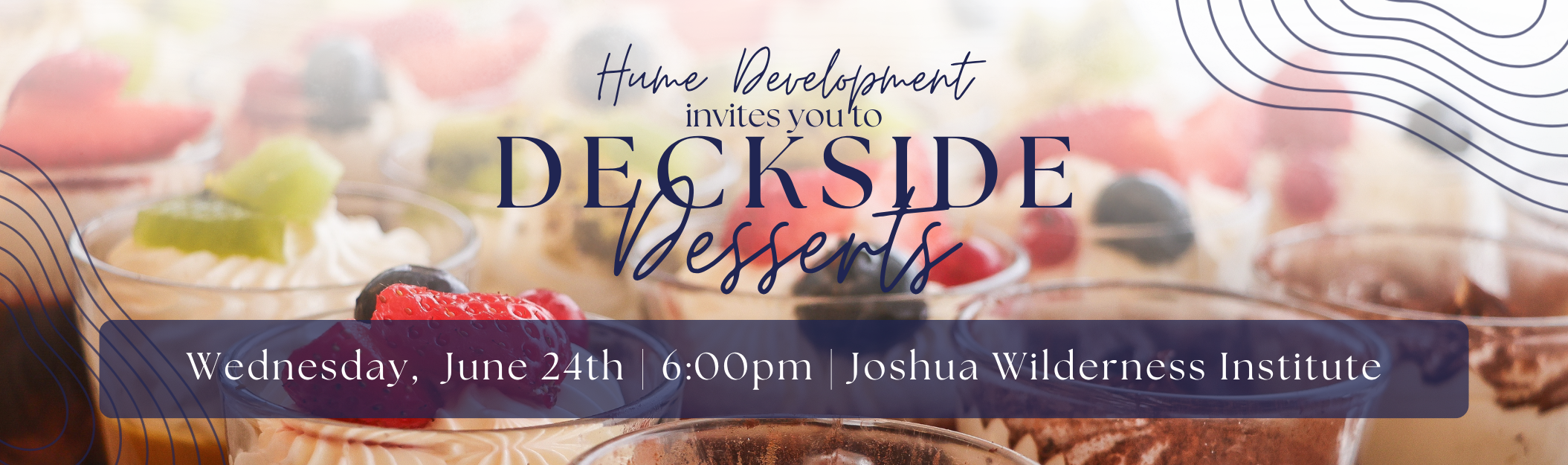Save the Date – Deckside Desserts